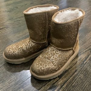 Ugg leopard print boots